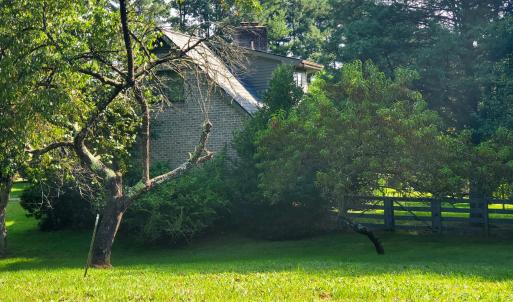 Bedroom wing from sideyard