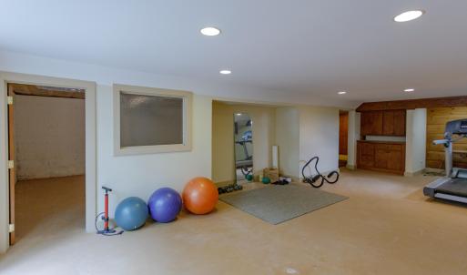 Finished Basement Room