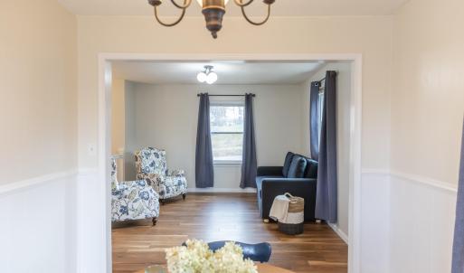 Living room from dining room