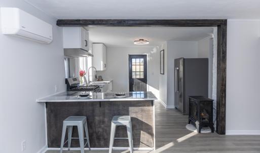 Kitchen with Bar seating