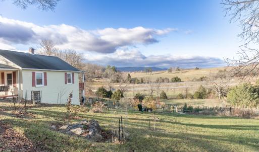 Side of Cottage and Mountain View