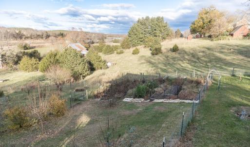 View of yard from rear porch