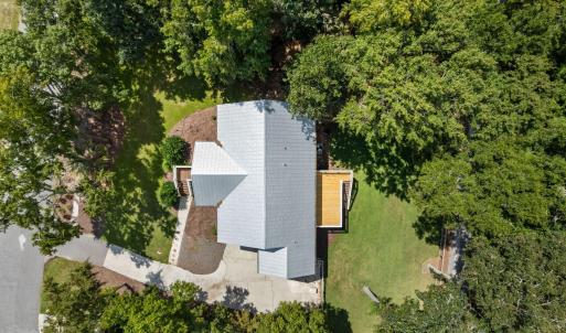 Aerial of 0.43 acre and 3BR/2.5BA home