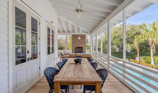 Expansive Screened Porch