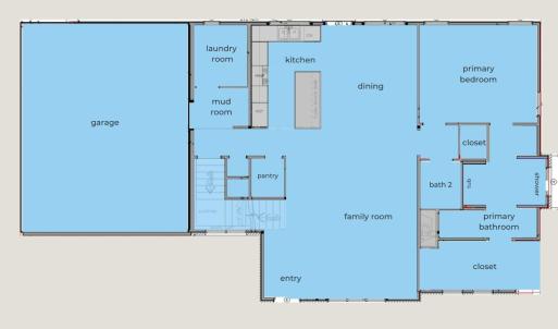 Main level floor plan
