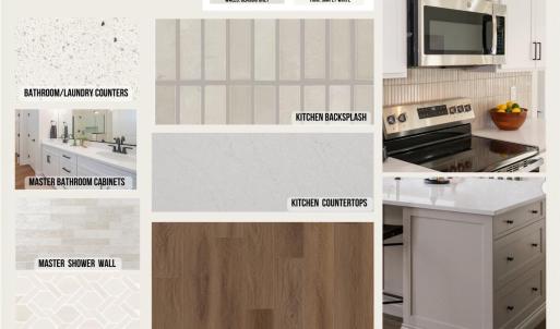 Interior Design Board for Lot 3 Live Oak