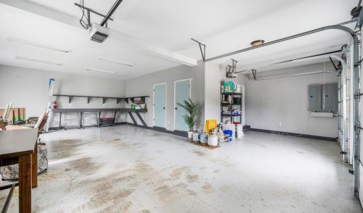 Three-car oversized garage
