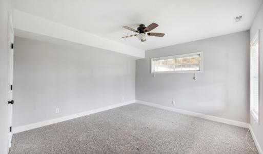 Basement bedroom