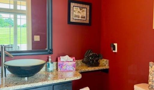 Half bath, main level