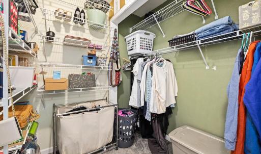 The Primary Suite closet