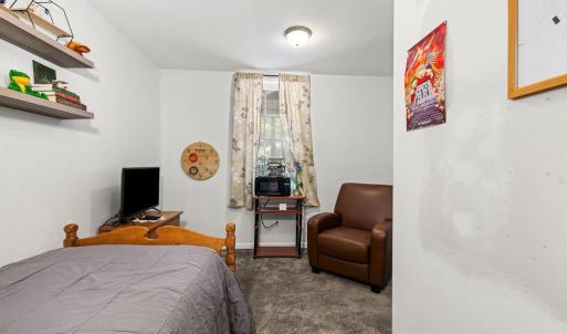 Bedroom 5 has a window but no closet! You can use the one under the stairs!
