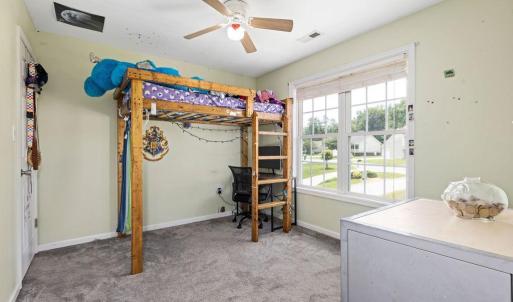 The second bedroom is right off the upstairs landing