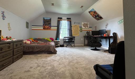 The FROG (finished room over the garage) is especially spacious and comfortable!
