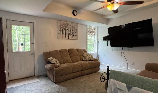 The door to the back yard! This wall of the basement is completely above ground.