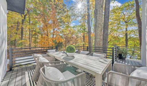 Multiple upper and lower entertaining spaces overlooking beautiful, yet private views of Smith Mountain Lake!