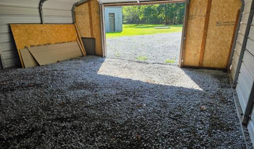 18x18 two car enclosed carport. Currently used for storage