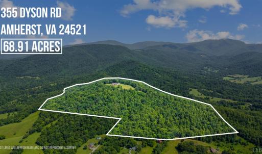 Surveyed Lot Lines of ROUNDTOP