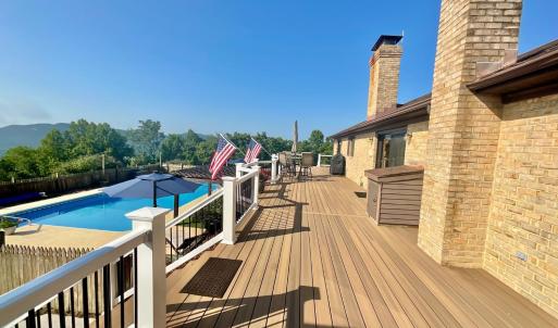 Deck/Pool View from Screened Porch