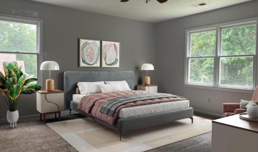Bedroom 3 - 2 Large bedrooms upstairs with adjoining full bath and each have their own "other room" that can be used for an office, extended closet, gaming room and more!