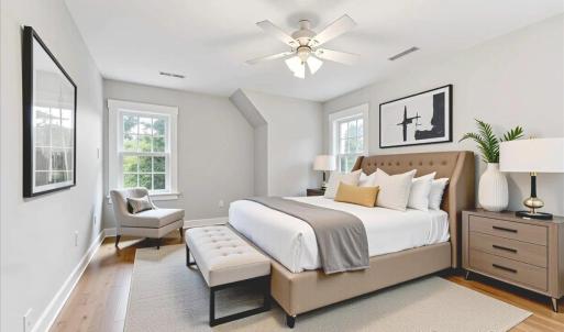 Virtually Staged 2nd Bedroom