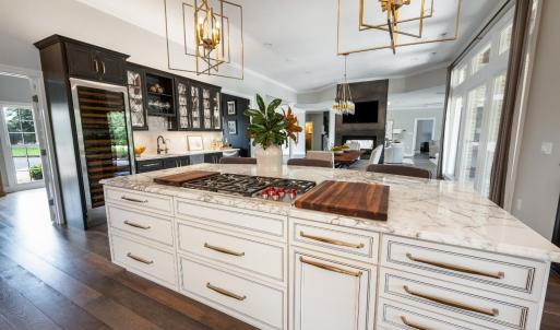 Custom cabinetry throughout