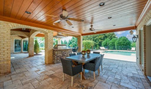 Sonos sound system throughout the house, and outdoor living area
