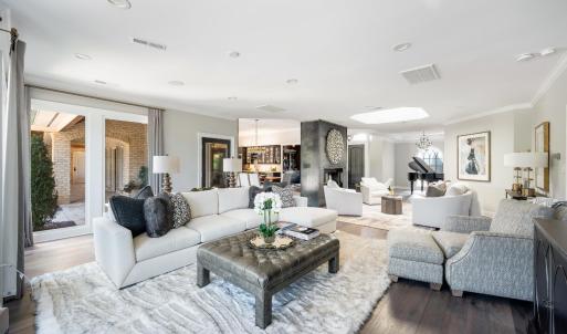 Sky lights in sitting areas