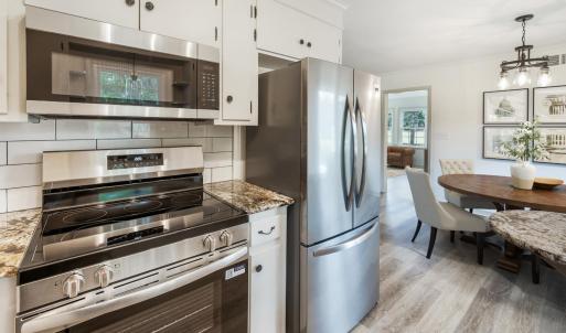 Stage to show potential room use and layout.