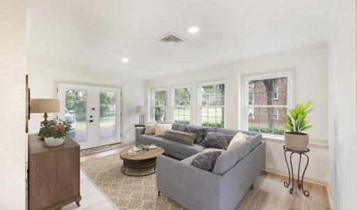 Staged to show potential room use and layout.