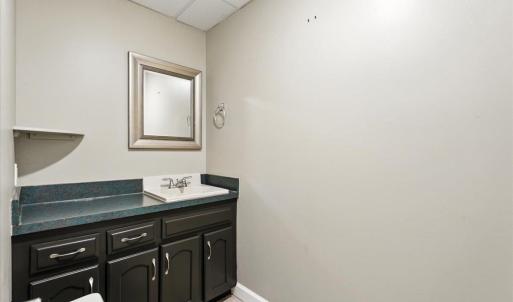 Half Bath in Basement