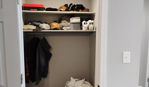Master walk-in closet