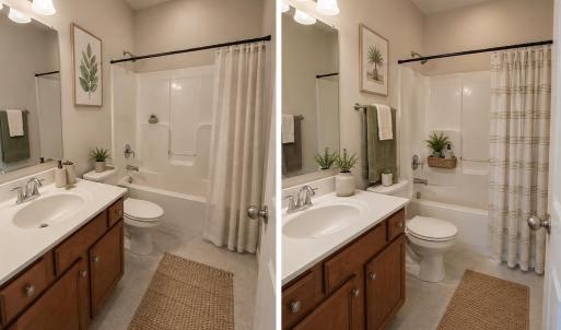 These photos are virtually staged
