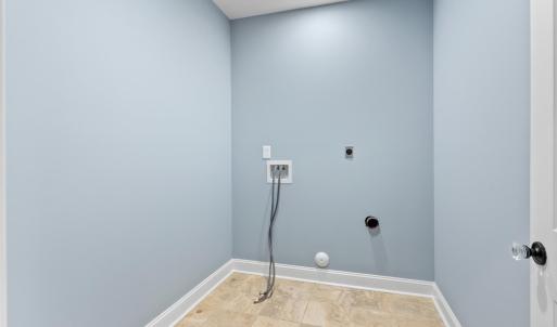 Third washer/dryer location.  There is a washer/dryer hookup terrace level, main level and upstairs at bedroom locations.