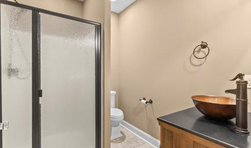 Fifth full bathroom terrace level