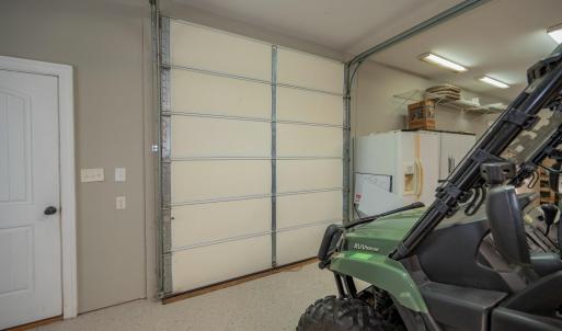 Rear garage door