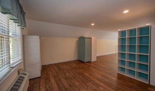 Finished area above garage