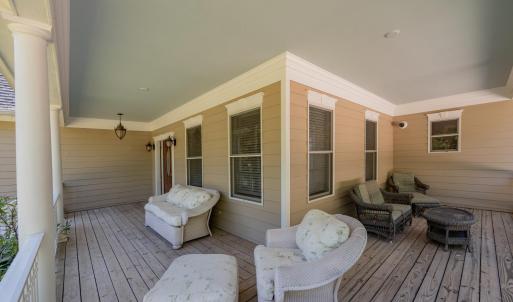 L-Shaped covered front porch