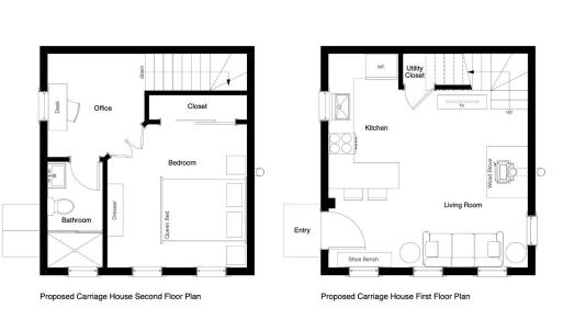 CARRIAGE HOUSE- POTENTIAL FLOOR PAN PROFESSIONALLY IMAGINED!