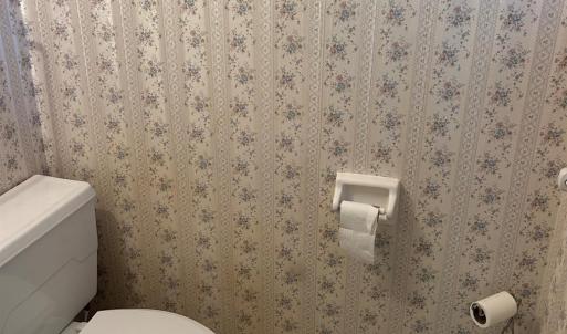 Half bath off master bedroom.