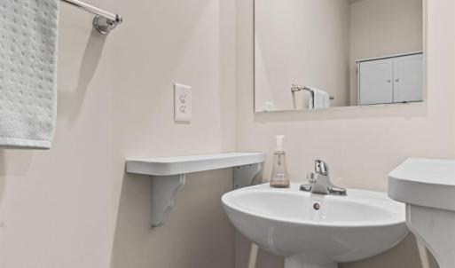 downstairs half bath