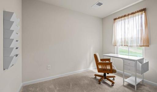 a wonderful tucked away room for an office or cosy den!