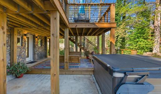 Lower Level Patio on Lake Side