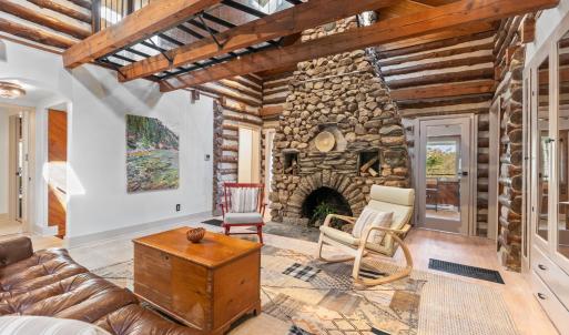 Entrance from front door into LIVING ROOM