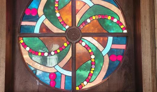 stained glass window