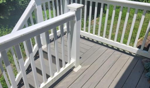 Stairs from side deck