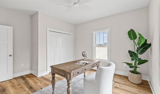 Second bedroom left of second full bathroom