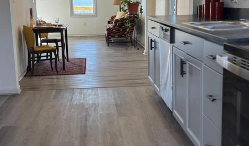 Looking from back door towards front door! 42' from front to back!