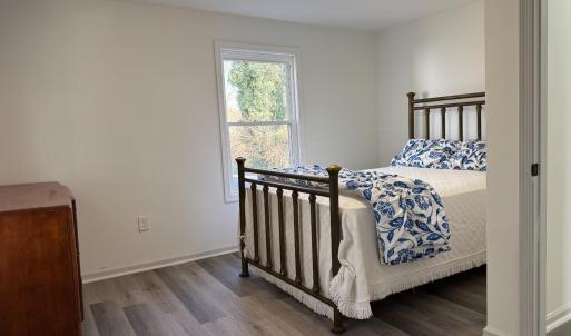 Upstairs Bedroom 3: There is a perfect nook for a bed (this is a full size) and another for a dresser