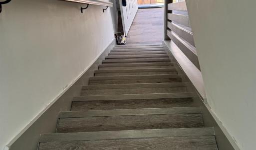 Going back out the front door