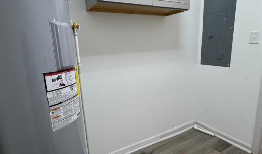 Panel box is in laundry room also